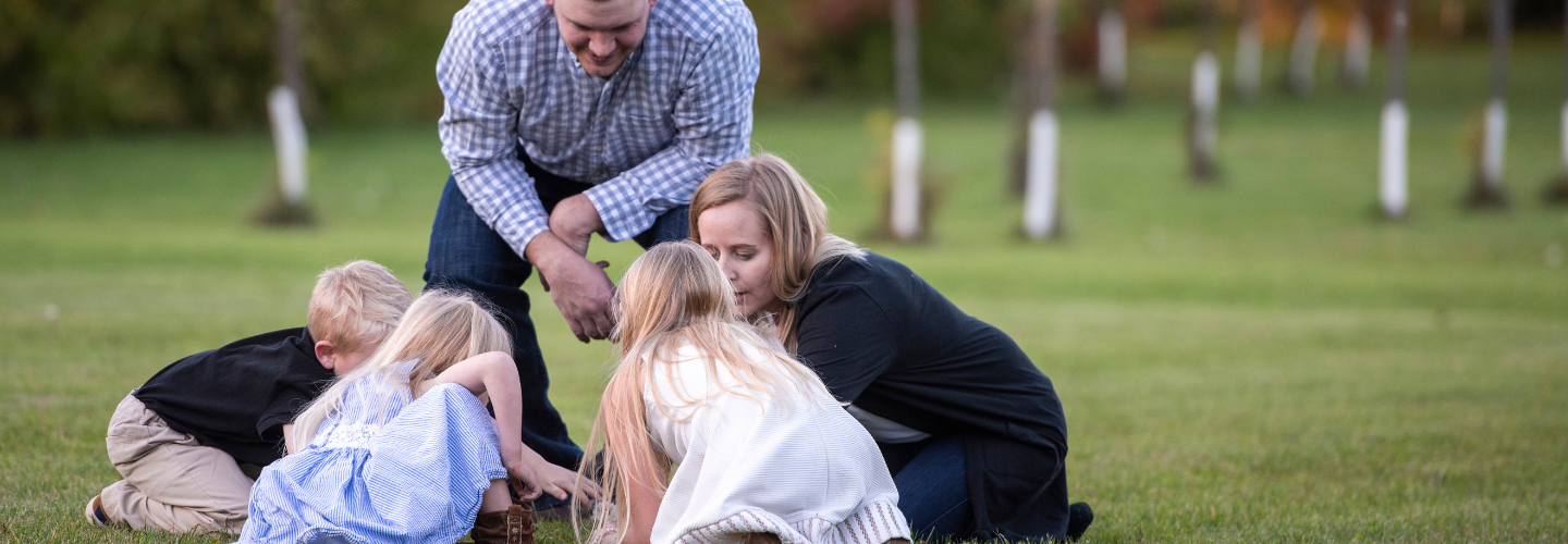 Toni Schafer with her family in Central Kentucky