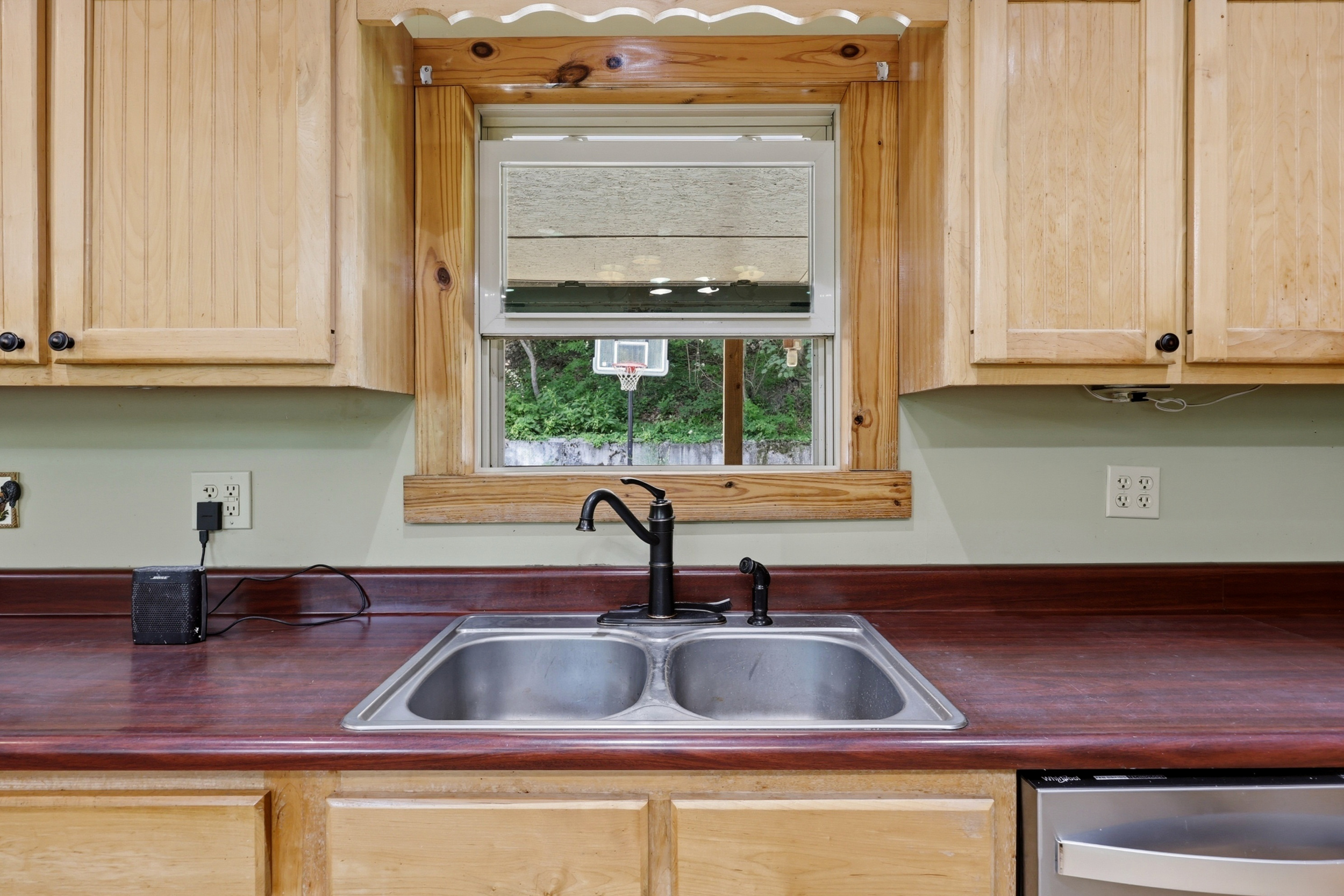 Kitchen sink window