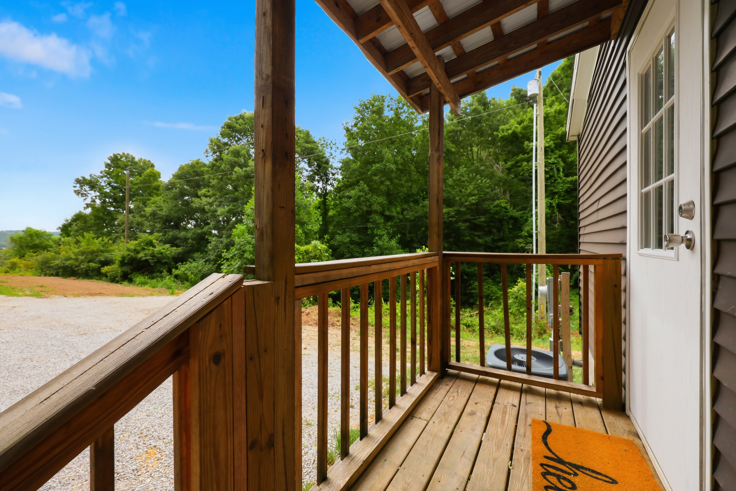 Main home covered front porch