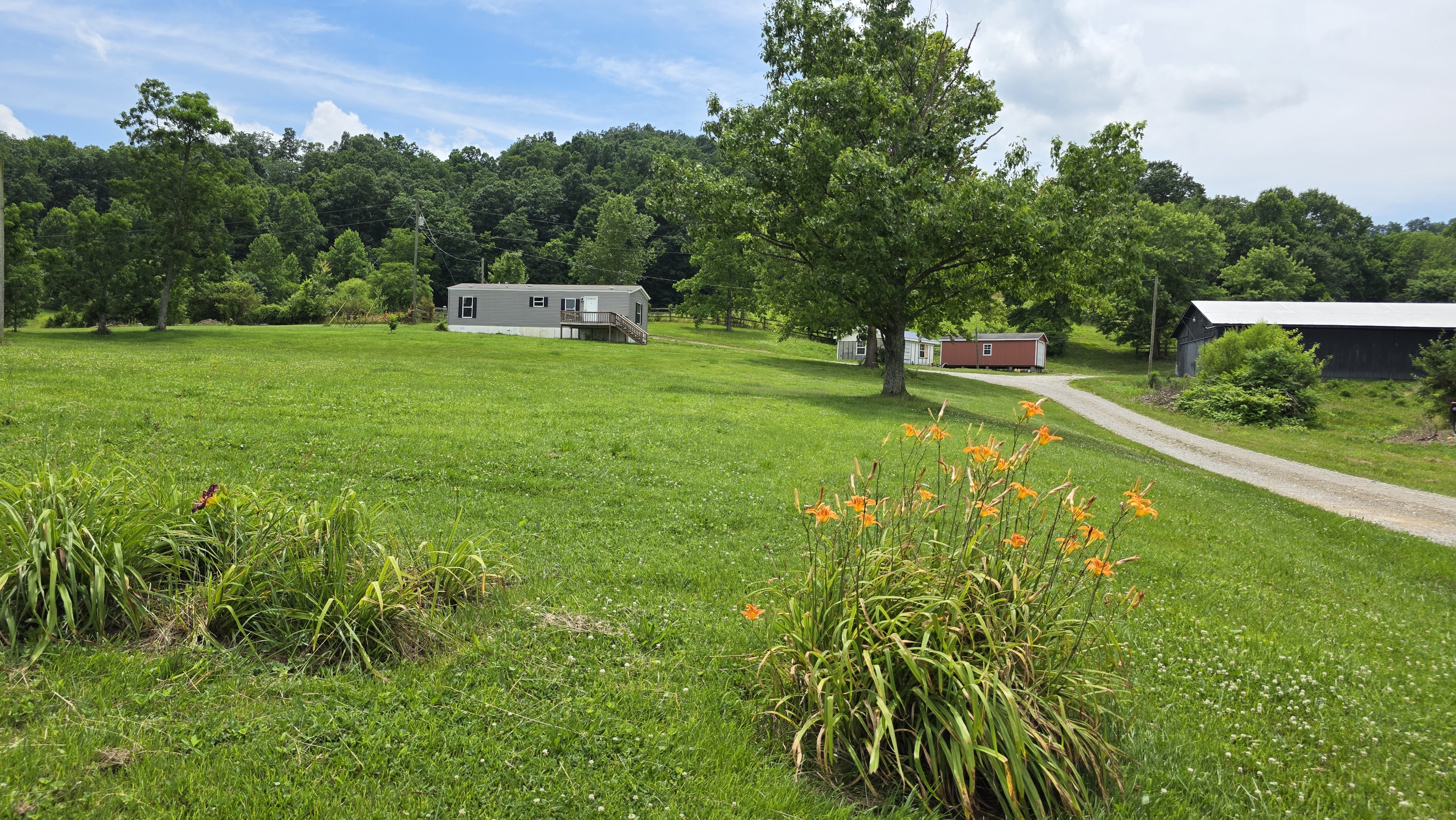 Second home with barn and rolling pasture