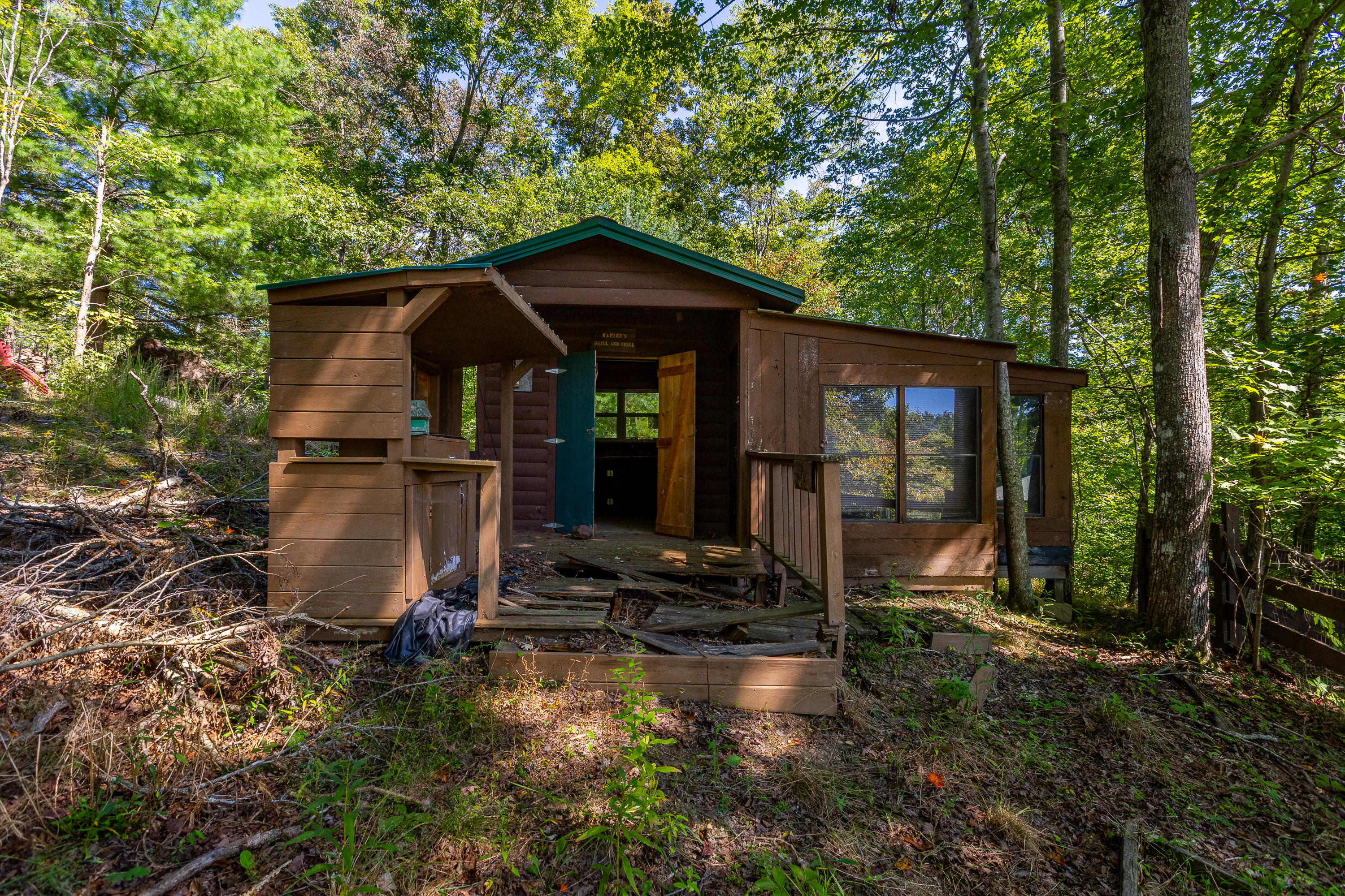 Property grounds and outbuilding