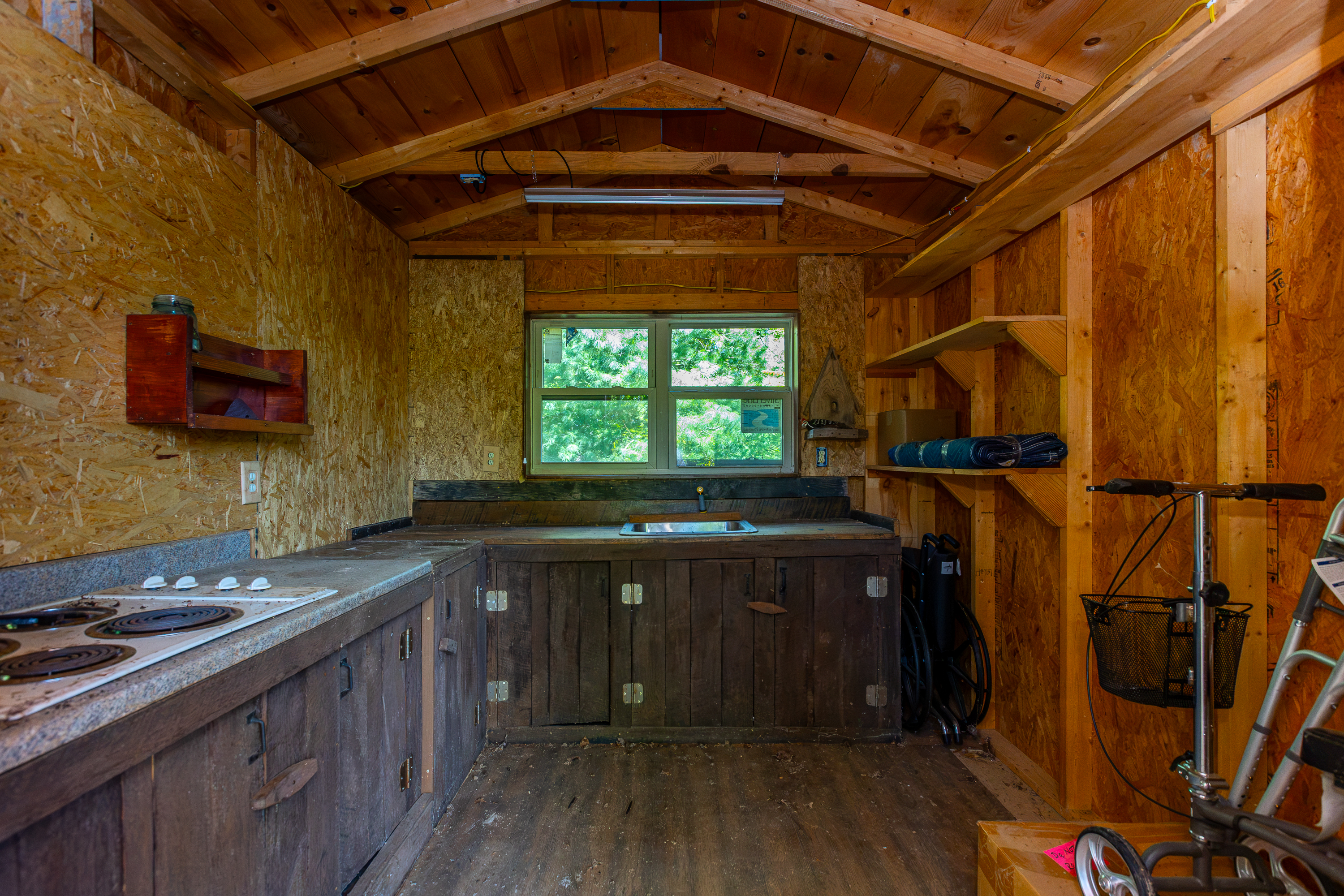 Outdoor grilling area or deck