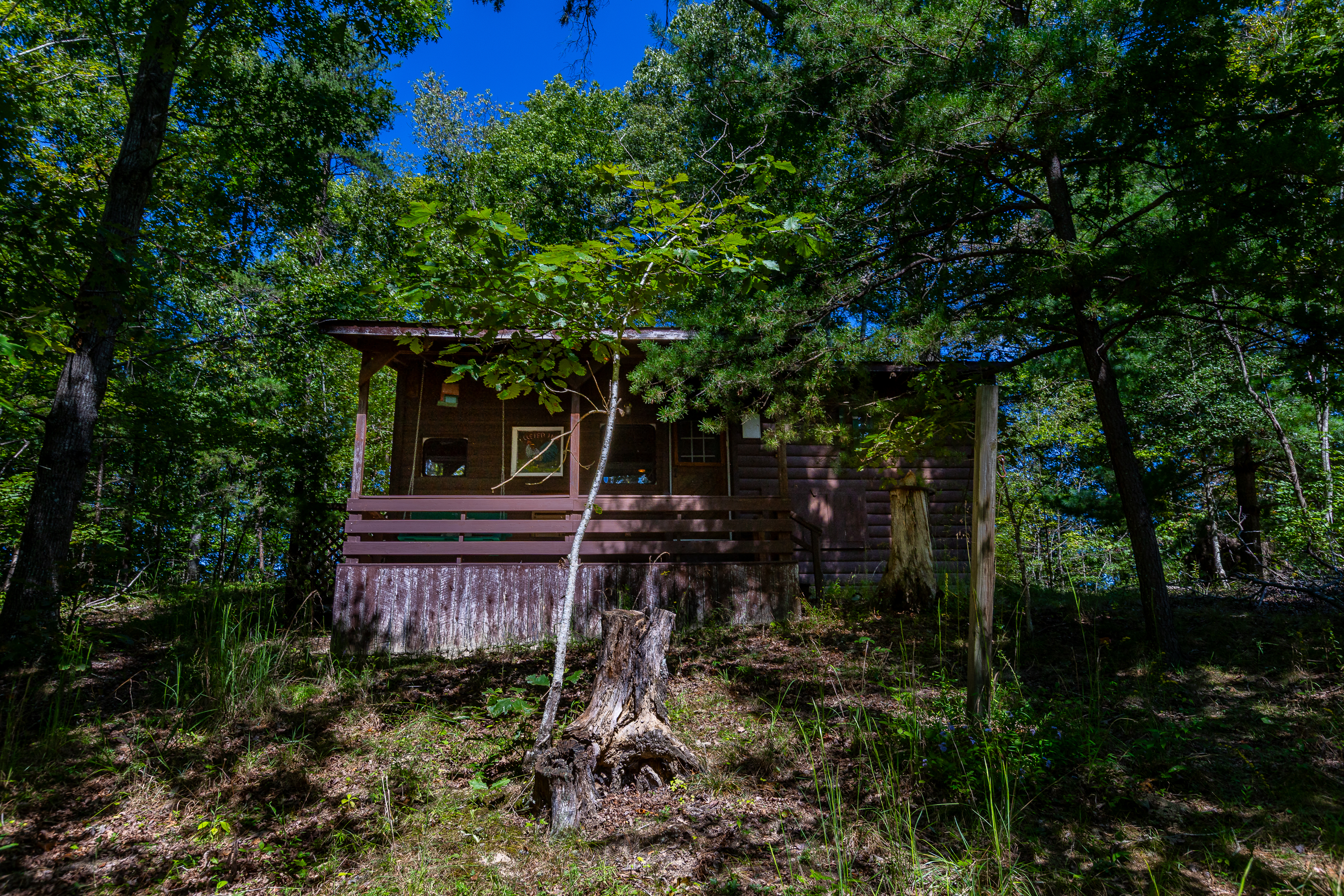 Guest house with porch